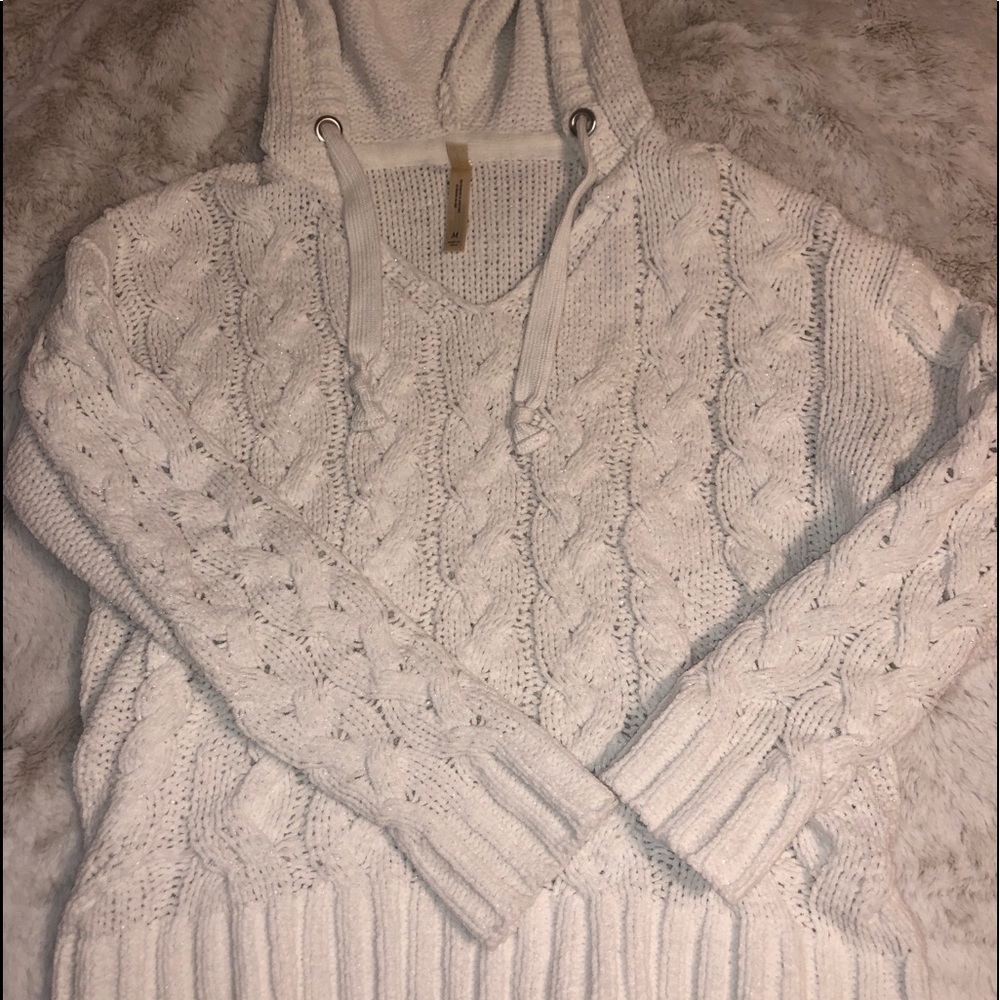 White Chunky Sweater